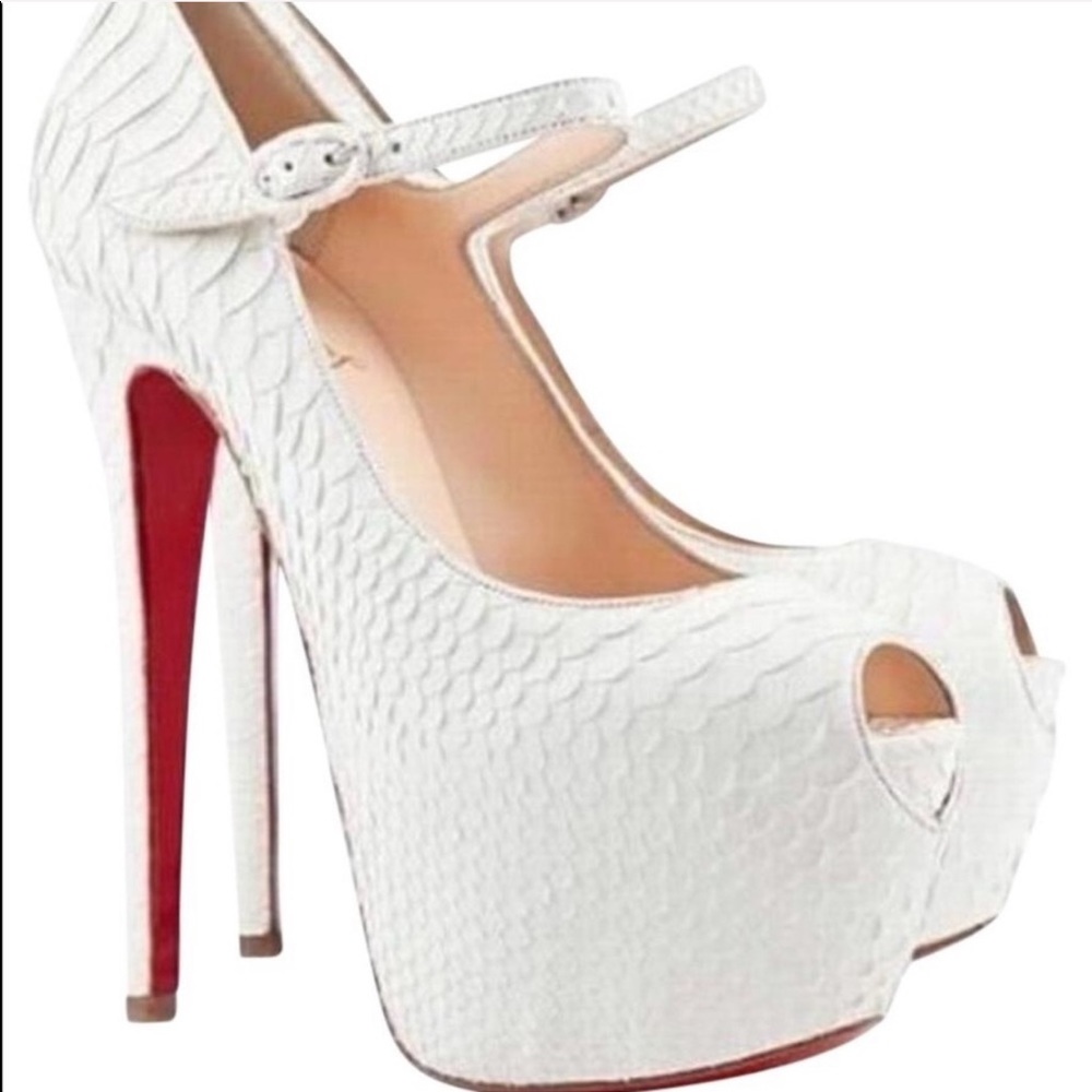 Christian Louboutin Matte Python Lady Highness 160 - image 4